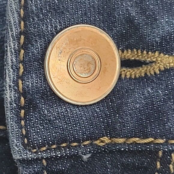 NoBo Skinny Leg Jeans Size 7 Stretch Medium Wash Blue Denim Pockets 26x28 - Picture 7 of 9